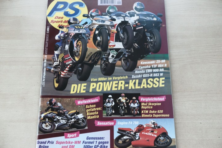 Deckblatt PS Sport Motorrad (09/1995)